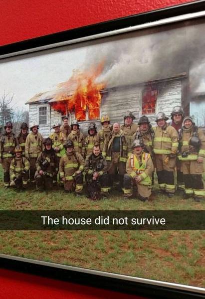 firefighter - The house did not survive
