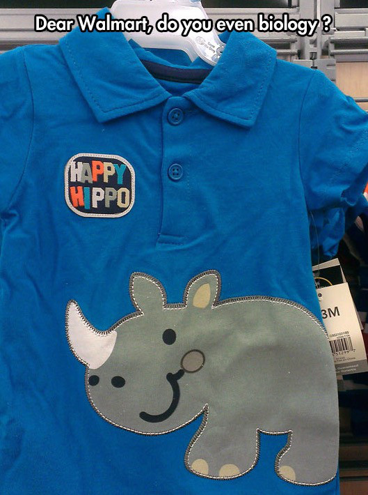 happy hippo shirt - Dear Walmart, do you even biology 8 Happy Hippo
