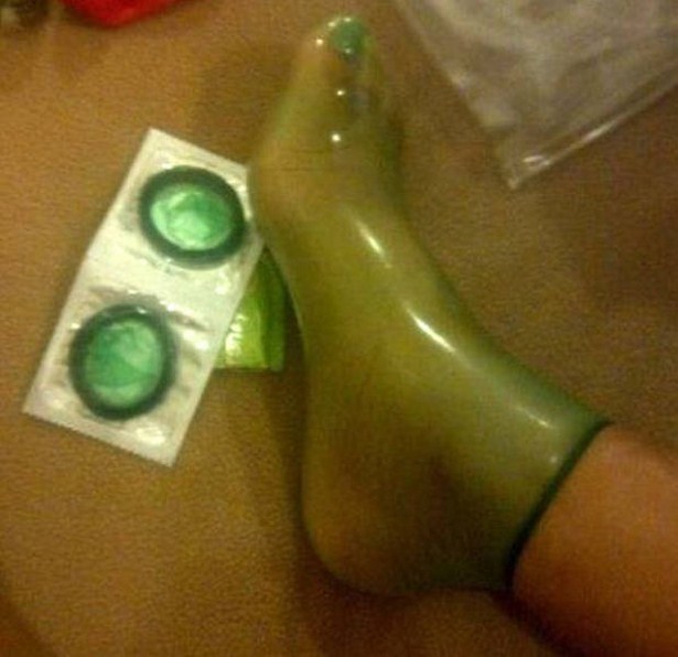 condom socks