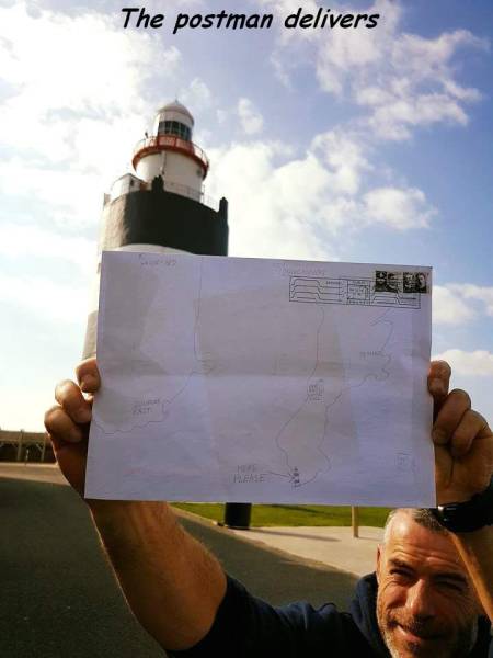 hook head lighthouse - The postman delivers