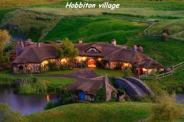 beautiful village - Hobbiton village
