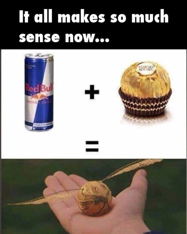 red bull harry potter - It all makes so much sense now... Red Bull Ii