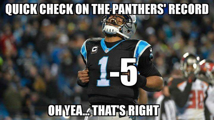 NFL - Quick Check On The Panthers' Record Oh Yea. That'S Right