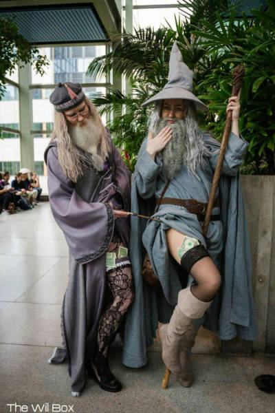 funny pictures - sexy gandalf cosplay - The Wil Box