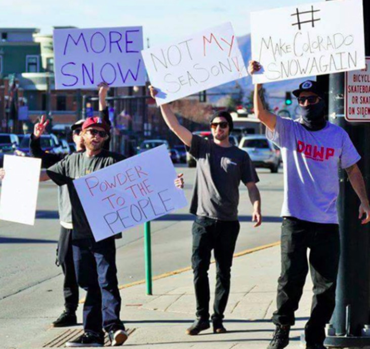 protest winter - T My Maker Jorado More Snow Nowagain Cendon Bicycl Skatebo Or Su On Siden Bonp Powder To The People