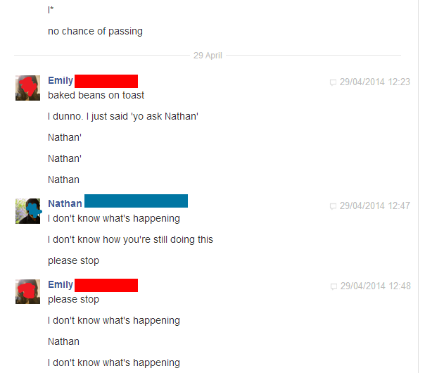 This Guy's Girlfriend Kept Sending Him Messages On Facebook -