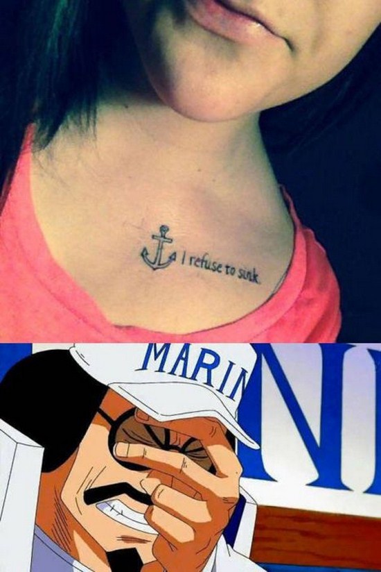 so many idiots in the world - a l refuse took I refuse to sink Marin Marin