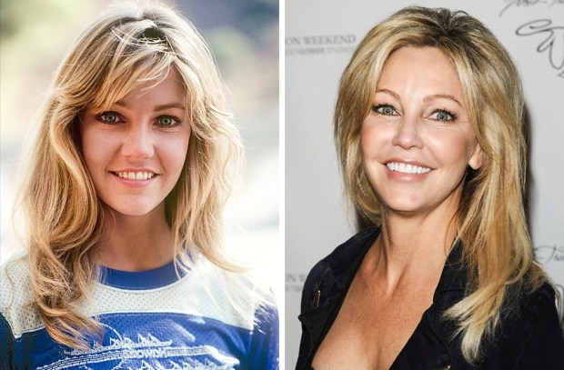 Heather Locklear, 1990 and 2017
