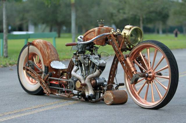 steampunk motorcycle