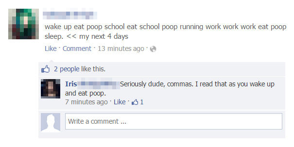 software - wake up eat poop school eat school poop running work work work eat poop sleep.