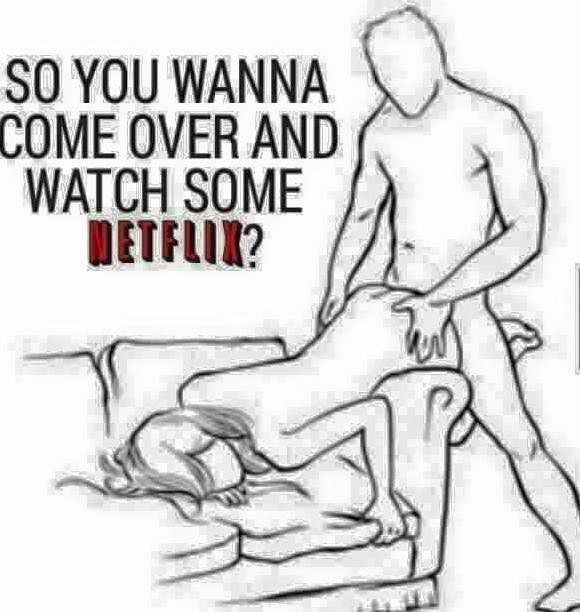 Savage meme of the dank Netflix variety about how what Netflix and Chill is