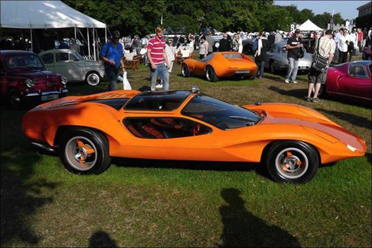 cool picture of orange sports car