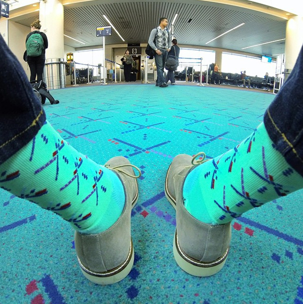 portland airport socks