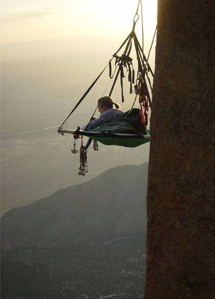 rock climbing hammock