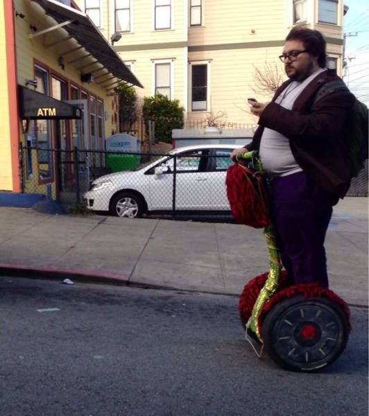 fat people on segways - Atm