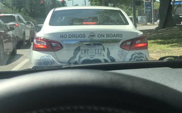 cool family car - No Drugs On Board