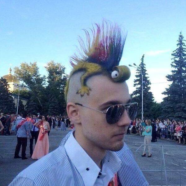 cool lizard haircut