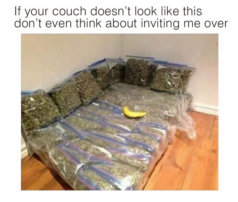 funny couch - If your couch doesn't look this don't even think about inviting me over