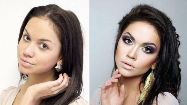 photoshop before and after makeup