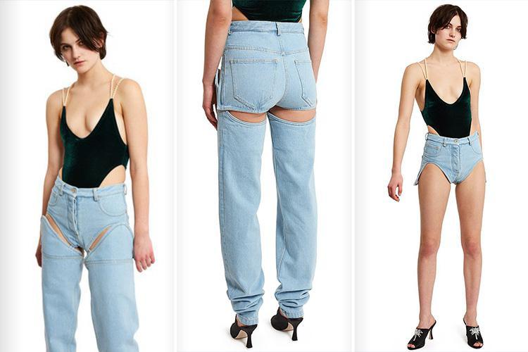 Designed by Y/Project, they can be worn as full-length trousers, with your under-butt and groin exposed.

“These 2-in-1 Y/Project trousers come in a straight-leg silhouette with slim-fitting, detachable shorts that feature high-rise cutouts along the front,” reads Opening Ceremony’s product description.
