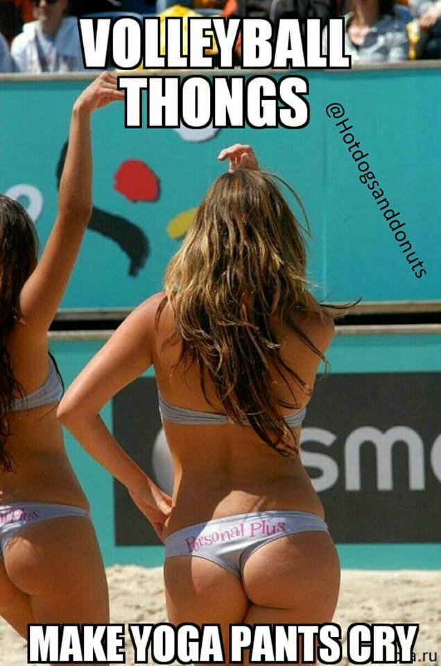 bikini - Volleyball, Thongs @ Hotdogsanddonuts Smo Prsonal Plus Make Yoga Pants Cry.