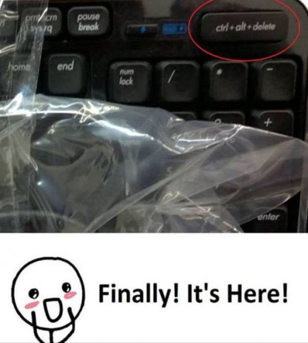 keyboard with ctrl alt del key - per con Sysiq pause brook ctrlalt delete om end lock Finally! It's Here!