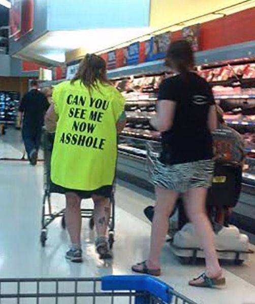 People of Walmart - Can You See Me Now Asshole