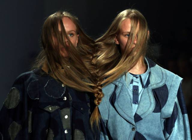 two long hair models