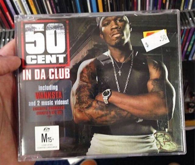 50 cent album for 50 cents - Ent In Da Club including Wanksta and 2 music videos! E Le