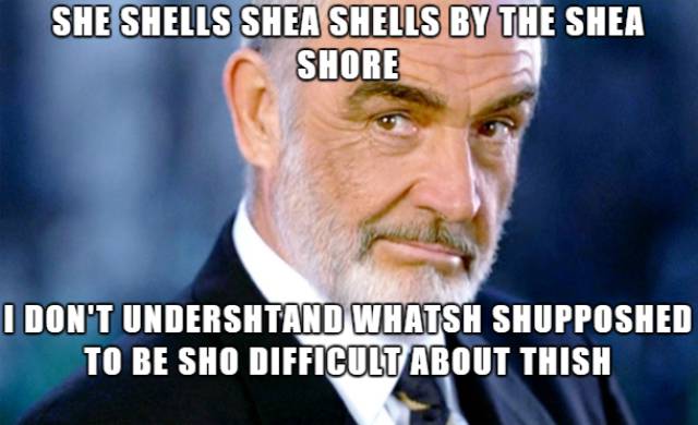 never enough memes - She Shells Shea Shells By The Shea Shore I Don'T Undershtand Whatsh Shupposhed To Be Sho Difficult About Thish