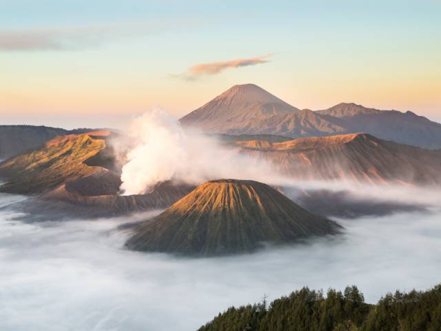 Mount Bromo, Indonesia

Mount Bromo, the only active volcano on the island of Java, is known for its unparalleled views of the sunrise.