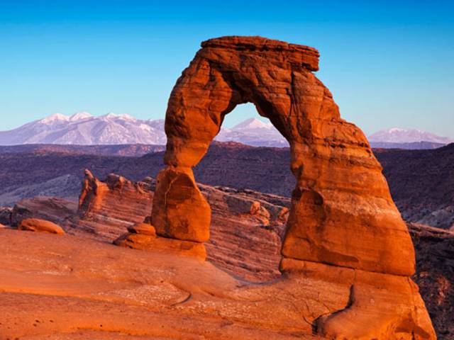Arches National Park, Utah, USA

Utah is known for its beautiful red rock formations, specifically at Arches National Park. There are 2,000 named arches in the park, although about one collapses per year due to natural causes.