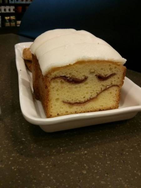 creative food starbucks lemon raspberry loaf