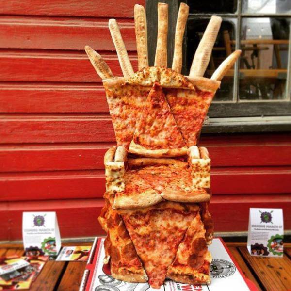 creative food game of thrones pizza