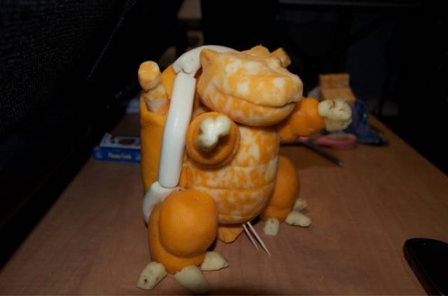 creative food cheese blastoise