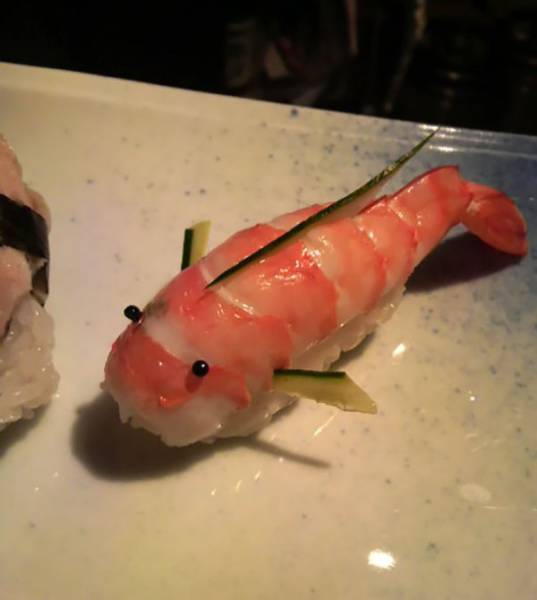 creative food fish shaped sushi