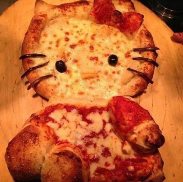 creative food different shapes of pizza