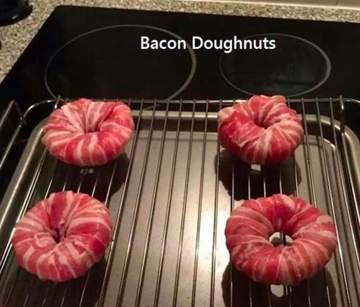 police donut meme - Bacon Doughnuts