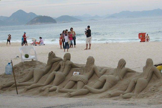 funny sand castles