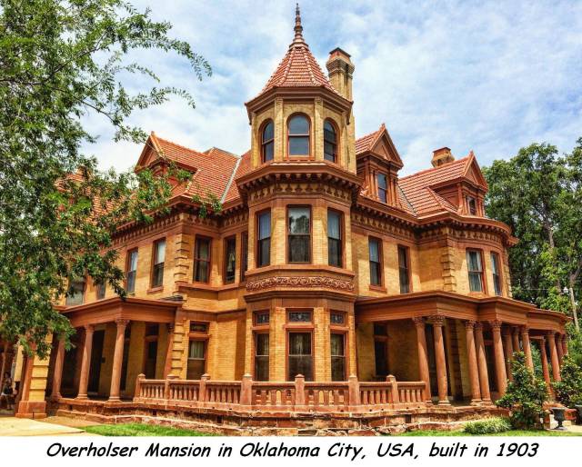 mansion - Overholser Mansion in Oklahoma City, Usa, built in 1903