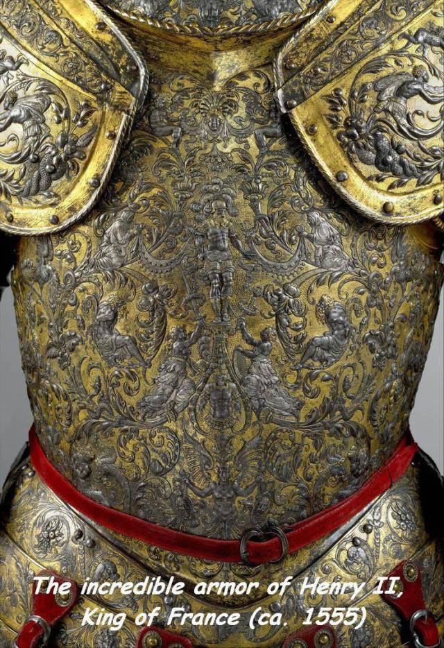 armor of henry ii king of france - The incredible armor of Henry Ii, King of France ca. 1555