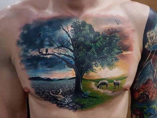 best landscape tattoos