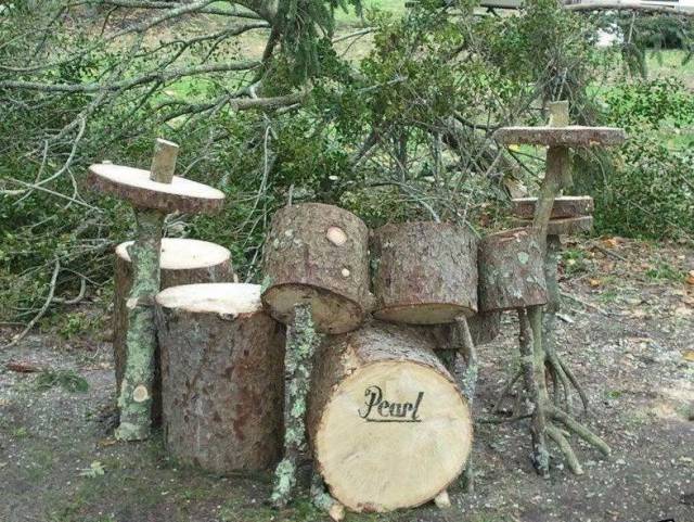 fun pic wooden drums - Pearl