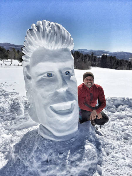 Great snow sculpture