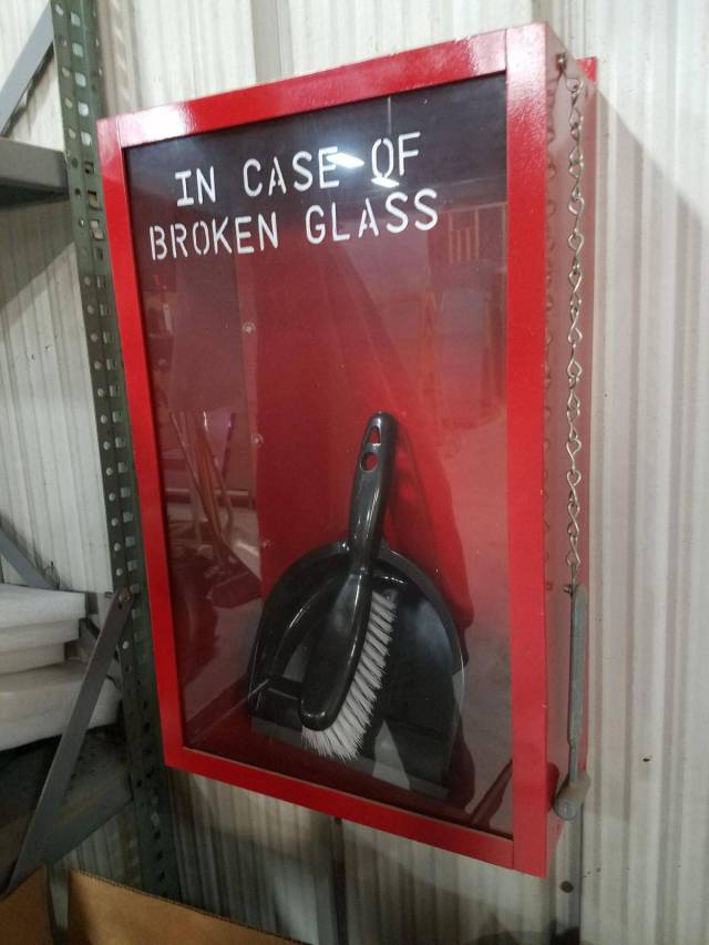 case of broken glass - In Case Of Broken Glass
