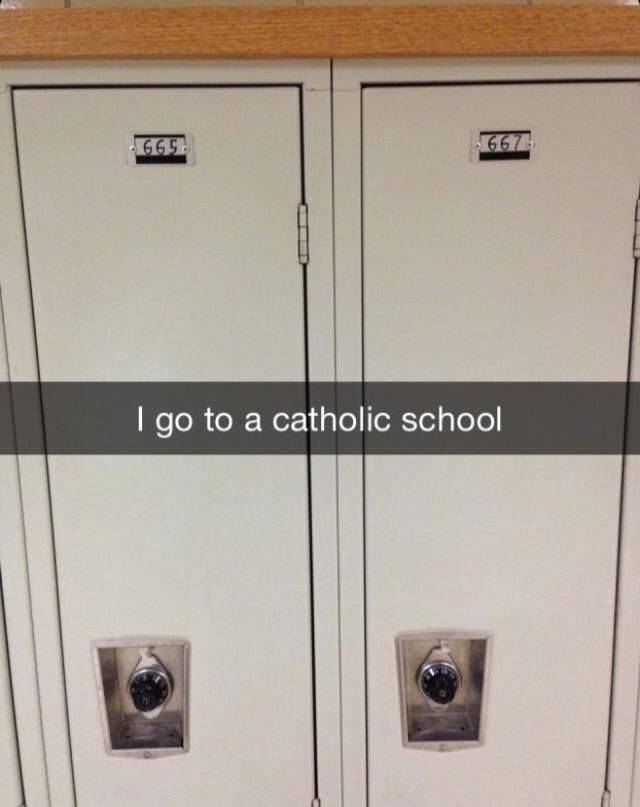 go to a catholic school - 6650 667 I go to a catholic school