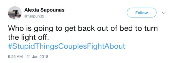 30 People share the couples fights that no man will ever win