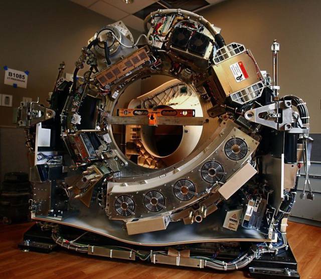 Have You Ever Wondered What A CT Scanner Looks Like Without The Cover On It