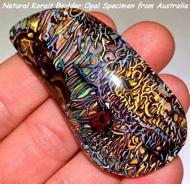 australian koroit boulder opal - Natural Koroit Boulder Opal Specimen from Australia