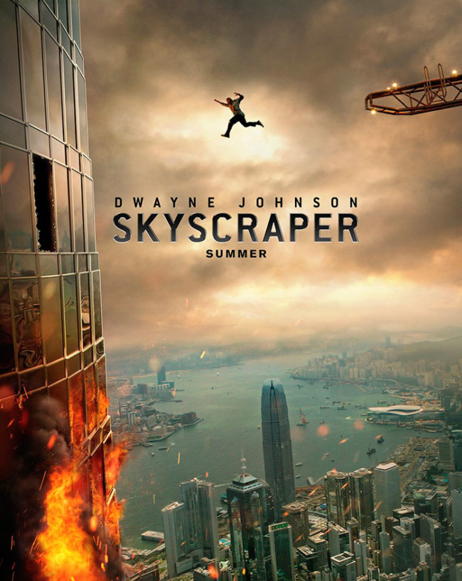 Dwayne Johnson has made a name for himself on the big screen, starring in a series of blockbuster roles as well as some off-the-wall comedies. His latest feature film "Skyscraper" isn't set for release until later this summer, but it's already getting the kind of publicity that no one asks for in Hollywood. With the release of the promotional poster for the film, the Twitter geek squad unearthed themselves to tear the image of Johnson, leaping into the air, to shreds.